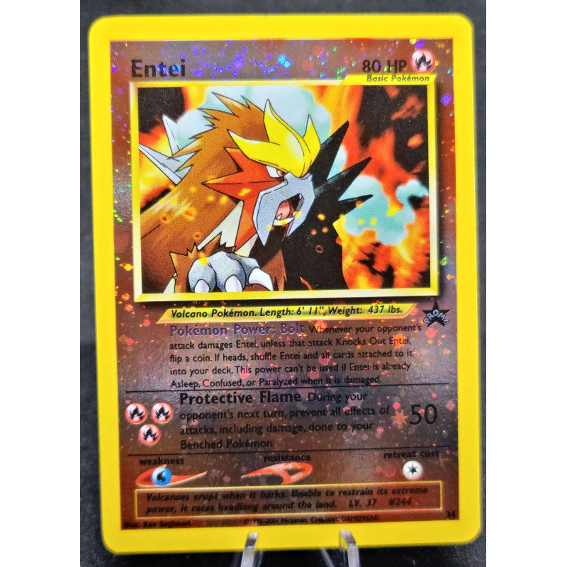 Entei - 34 - Reverse Holo Promo