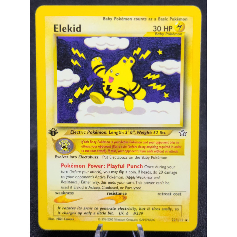 Elekid - 22/111 - Rare 1st Edition