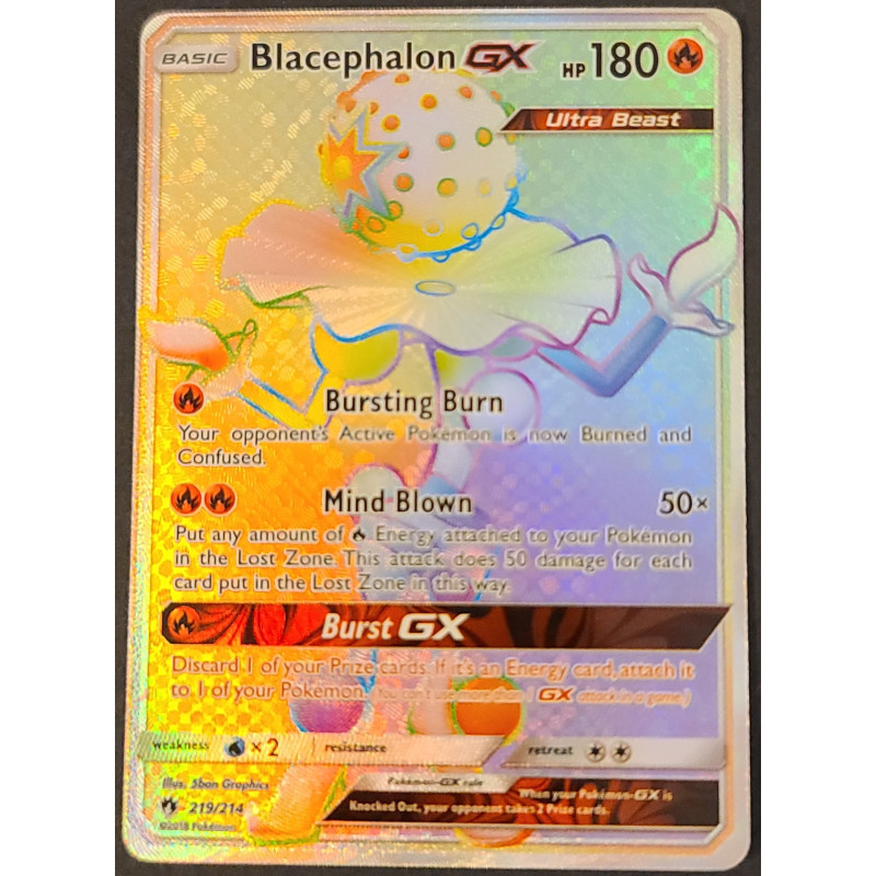 Blacephalon GX - 219/214 - Hyper Rare